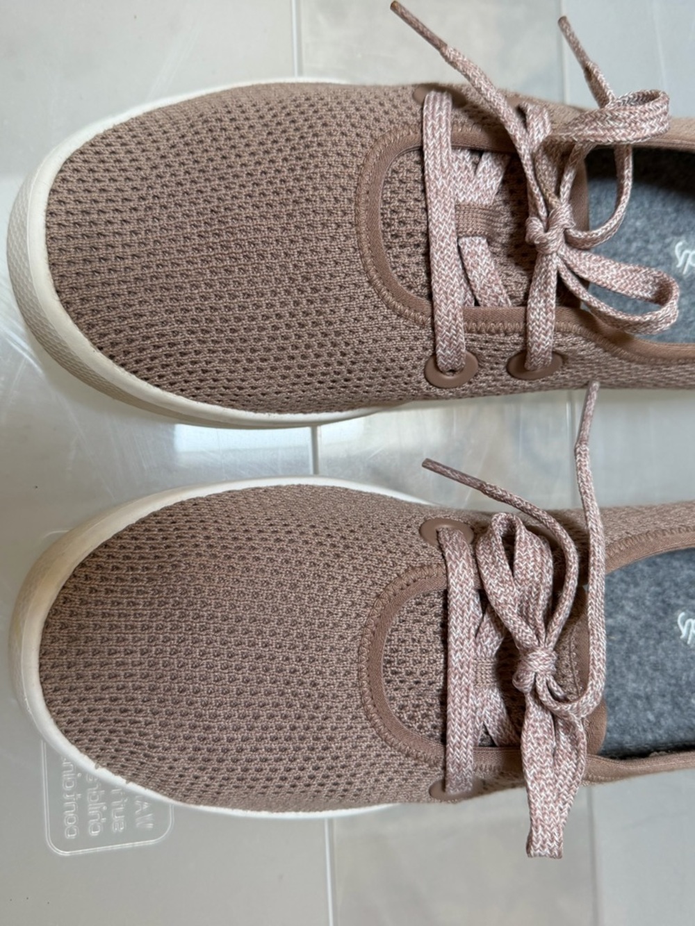 allbirds Women's Knit Lace-Up Sneakers - Dusty Rose